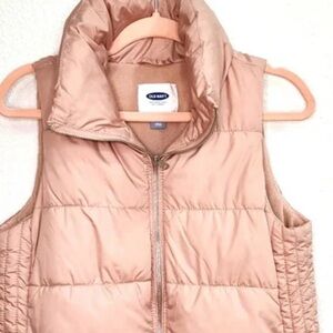 Old Navy Light Pink Fleece Vest